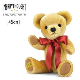 テディベア メリーソート ロンドンゴールド 18 G5811128 ぬいぐるみ 45cm 最高級モヘア / ブランド イギリス プレゼント ギフト MERRYTHOUGHT Teddy Bear 人形 くまのプーさん くま クマ 熊 かわいい おすすめ おしゃれ トラディショナル 18インチ GM18LG