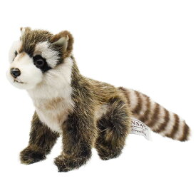 HANSA 2649 アライグマ23 全長：23cm DIAMOND RACCON BH2649 ぬいぐるみ ハンサ クリスマス 誕生日 プレゼント 動物 犬 猫 鳥 うさぎ ペンギン アニマル 置物 人形 フィギュア KOESEN ケーセン 大きい マスコット 実物大 大型