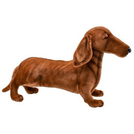 HANSA 3876 ミニチュアダックスフンド56 全長：56cm M DACHS BH3876 ぬいぐるみ ハンサ クリスマス 誕生日 プレゼント 動物 犬 猫 鳥 うさぎ ペンギン アニマル 置物 人形 フィギュア KOESEN ケーセン 大きい マスコット 実物大 大型