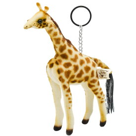 HANSA 6416 キーホルダー キリン 14cm GIRAFFE KEYCHAIN BH6416 キーチェーン ファー ぬいぐるみ ハンサ クリスマス 誕生日 プレゼント 動物 アニマル 置物 人形 フィギュア KOESEN ケーセン 大きい マスコット 実物大 大型