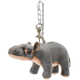 HANSA 6417 キーホルダー カバ 12.5cm HIPPO KEYCHAIN BH6417 キーチェーン ファー ぬいぐるみ ハンサ クリスマス 誕生日 プレゼント 動物 アニマル 置物 人形 フィギュア KOESEN ケーセン 大きい マスコット 実物大 大型