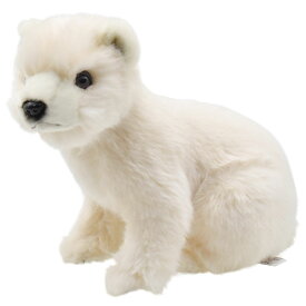 HANSA 7042 ホッキョクグマ(コ)25 全長：25cm POLAR BEAR BH7042 小熊 子熊 仔熊 北極熊 クマ 熊 ベア ベアー テディベア 子供 赤ちゃん ぬいぐるみ ハンサ クリスマス 誕生日 プレゼント 動物 犬 猫 鳥 アニマル 置物 人形 フィギュア 大きい 実物大 大型