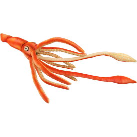HANSA ダイオウイカ 65 ぬいぐるみ BH8584 SQUID 世界最大 軟体動物 無脊椎動物 魚 大王烏賊 リアル ハンサ 誕生日 プレゼント 動物 犬 猫 鳥 うさぎ ペンギン アニマル 置物 人形 フィギュア 大きい マスコット 実物大 大型 巨大 ビッグ おすすめ かわいい おしゃれ