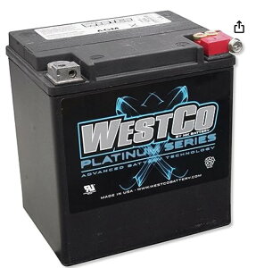 WESTCO AGMobe[ WCP30 n[[ c[O 97Nȍ~ i݊ OEM:66010-97C cA[ Platinum 12V^26Ah EGXgR EGXR FLHR FLHT FLTR [hLO GNgOCh [hOCh n[