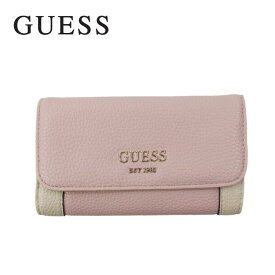 *ゲス 財布 PP719051 BLUSHMULTI GUESS 浮きロゴプレートデザイン かぶせ 長財布 ab-356900