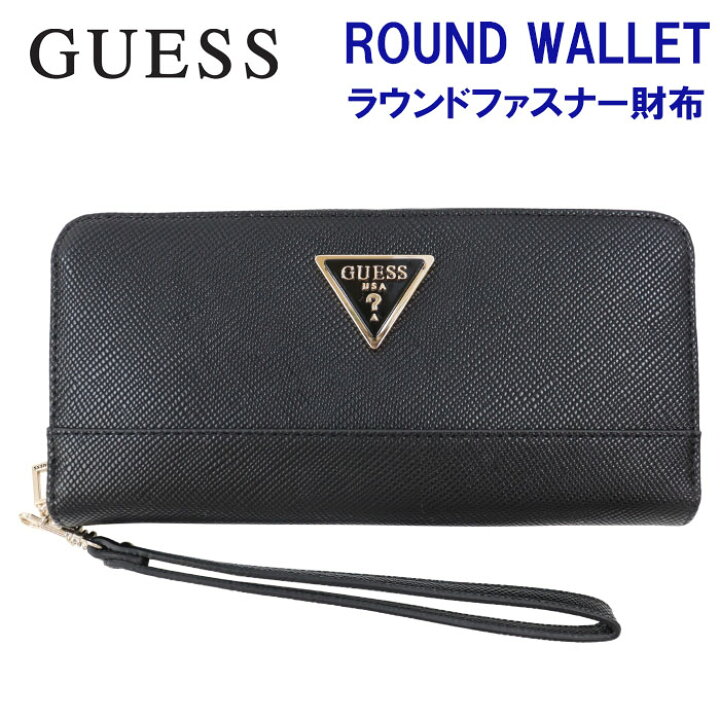 楽天市場】ゲス 財布 ZG787946 BLACK GUESS ゲス 浮きロゴプレート 