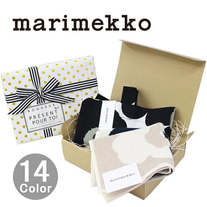 マリメッコ ギフトセット コットンバッグ タオルハンカチ marimekko エコバッグ オリジナルギフトセット結婚祝い 出産祝い 誕生日  ag-315600 アゴラショッピング