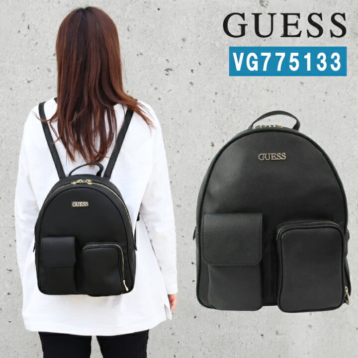 楽天市場】ゲス バッグ VG775133 BLACK UTILITY VIBE GUESS リュック 