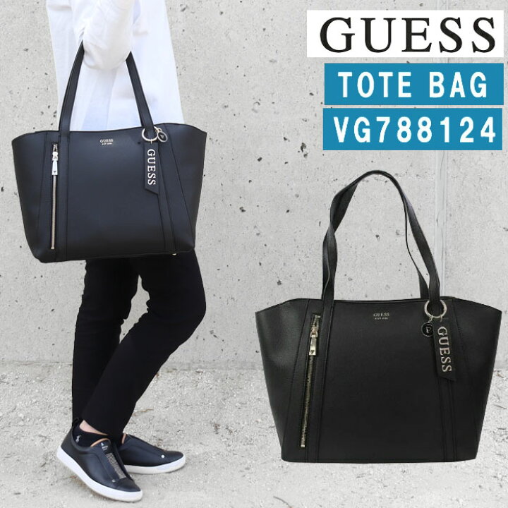 ゲス バッグ VG788124 BLACK インバッグ付き ショルダー トートバッグ バック GUESS ab-389200 アゴラショッピング