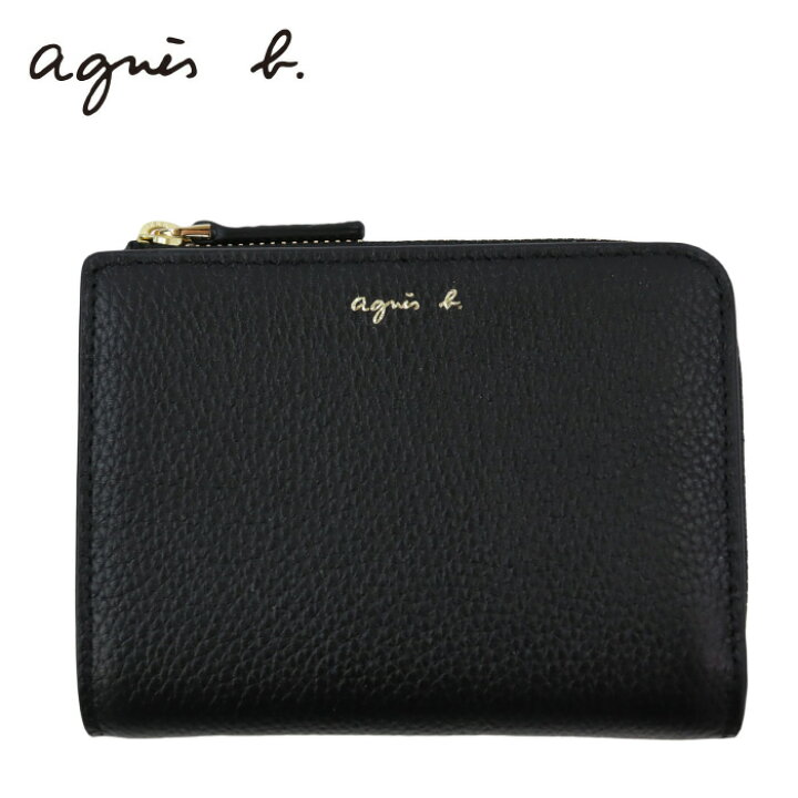 □新品□未使用□ agnes b. アニエスベー レザー L字ファスナー ミニ  