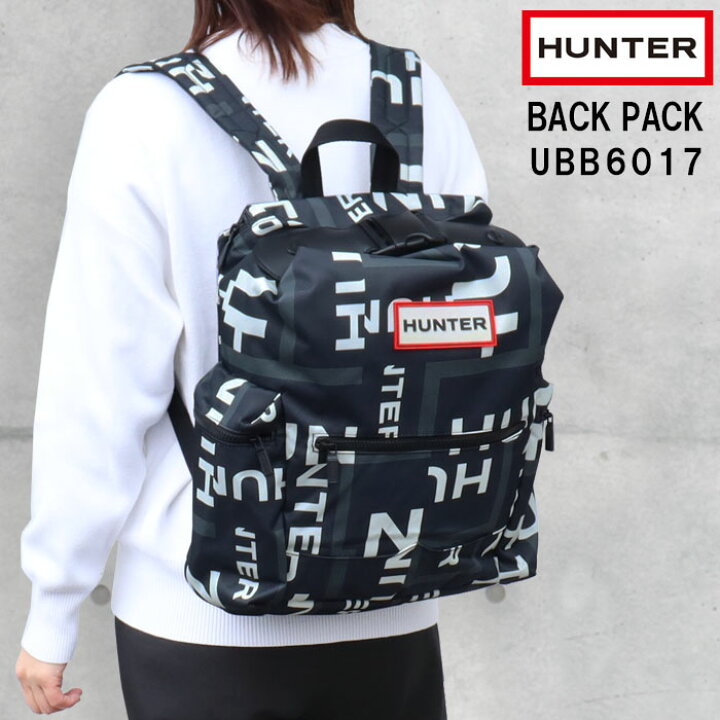 楽天市場】ハンター バッグ リュック UBB6017NSP OEL ロゴモノグラム 