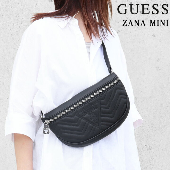 楽天市場】GUESS ゲス バッグ VY747880 BLACK GUESS ZANA MINI 