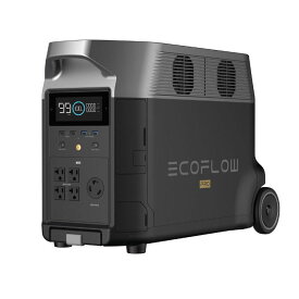 EcoFlow ポータブル エコフロー 家庭 用 3.1hフル充電 アプリ対応 AC出力3000(サージ6000)W 非常 停電 蓄電池 DELTA Pro デルタプロ 【メーカ5年保証】
