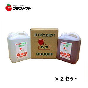 ハイポニカ A剤+B剤 各4L (4000ml) 箱売り2セット 水耕栽培 協和の液体肥料 液肥【取寄商品】
