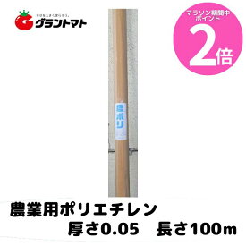マラソン期間中P2倍 農ポリ 透明　厚さ0.05mm×幅180cm×長さ100m【農業用ポリエチレン】