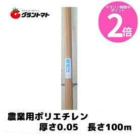 マラソン期間中P2倍 農ポリ 透明 厚さ0.05mm×幅230cm×長さ100m【農業用ポリエチレン】