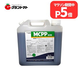 マラソン期間P5倍 MCPP液剤 5L スギナやクローバーに効く芝用除草剤 丸和バイオケミカル