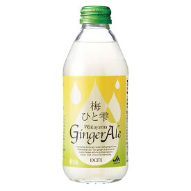 2【送料無料】【JAわかやま】梅ひと雫 Wakayama GingerAle 梅ひと雫ジンジャエール 250ml×24本×2ケース【代引き不可】　和歌山県産　ジュース　贈答　お中元　お歳暮