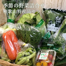 【お得なクーポン配布中☆】【 送料無料 】　季節の野菜詰合せ 和歌山特産品セット（ 野菜セット：内容は都度変更する可能性があります ）【 代引き不可 】※画像はイメージです。　cov　【わかやま】