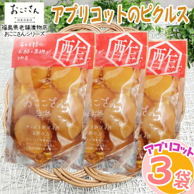 ピクルス 漬物 フルーツピクルス アプリコット あんず 180g (60g×3袋) 果物 長久保食品 送料無料 メール便 NP [アプリコットのピクルス3袋 BS] 即送