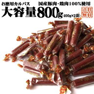 [ニューサラミアンベビー 800g L3] (400g×2袋セット) 辛い メール便 おつまみ カルパス サラミ ドライソ…