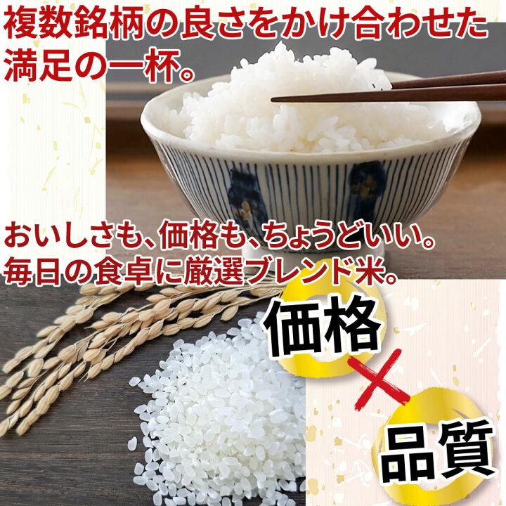 楽天市場】米 ブレンド米 玄米30kg 10kg×3袋 令和7年産 国産 精米無料 