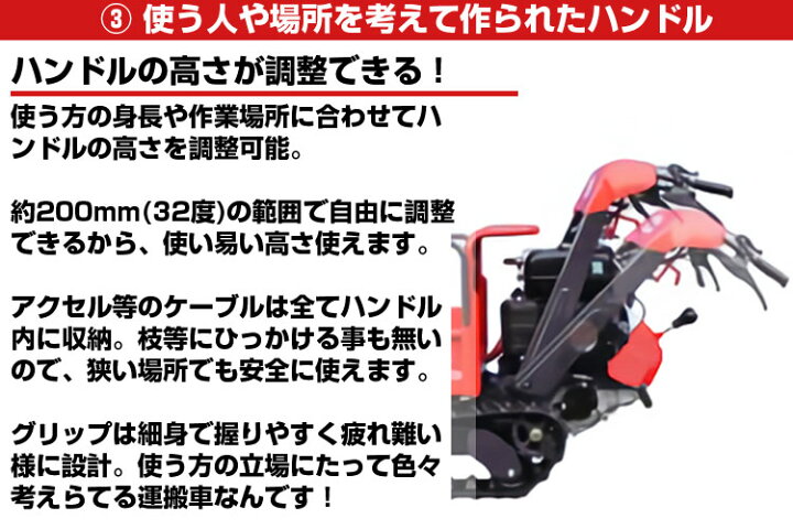 楽天市場】筑水キャニコム クローラ 運搬車 小型 BP51CFDS ピンク 