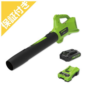 �y�v���~�A�ۏؕt���z �y�O���[�����[�N�X�z BL24BA2 �[�d���n���f�B�u���� �u�����[ �y24V�z �ygreenworks�z