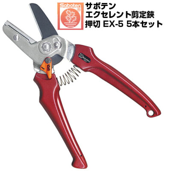楽天市場】(送料無料でお得！)(5本セット) 剪定ばさみ サボテン 