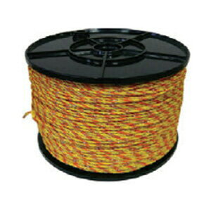 未来のアグリ(北原電牧) 電気柵 線 ニューポリワイヤー 200m巻 径3mm ロープ ヨリ線 0.3mm極太SUS線4本 KD-WIRE-NEW200