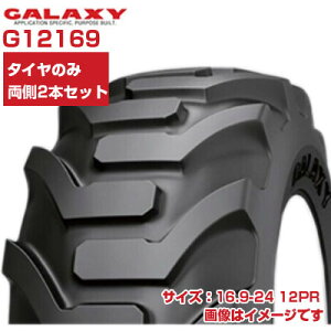 (݌ɊmF㔭z) zC[[_[ ^C (16.9-24 12PR) GALAXY SUPER INDUSTRIAL LUG `[uX^C TL 2{Zbg G12169 MNV[ R-4 zC[_[ ~jVx @p ^C ([J