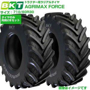 BKT �g���N�^�[�p���W�A���^�C�� AGRIMAX FORCE IF710/60R30 2�{