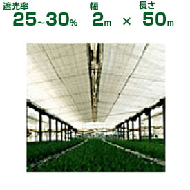 ダイオ化成 遮光ネット 白 ダイオ クールホワイト 420SW 遮光率25〜30% 2m×50m (代引不可) (農業用 植物 畑 庭 育苗 植木 園芸 遮熱 サンシェード トンネル 茄子 人参 ネギ ハウス 日よけ ミニトマト みょうが メロン 野菜 蘭 レタス 露地 牛舎 椎茸 原木 200cm)