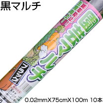 楽天市場】黒マルチ 75cmの通販