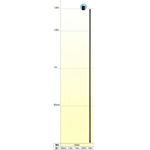 dq dC x FRP|[ 50{ y14mm X 1.8mz 180cm dx FRPx