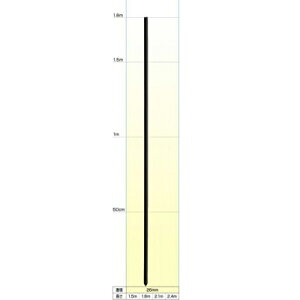 dq dC x FRP|[ 50{ y26mm X 1.8mz 180cm dx FRPx d