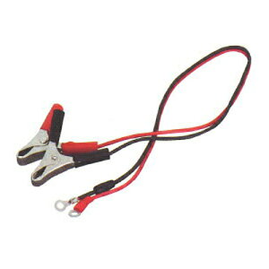 スイデン 電気柵 資材 バッテリー接続コード 0.3m 電柵 30cm (適合 SEF-100S SEF-100B SEF-500) 【代引不可】