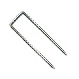 防草シート ザバーン 防草シート ピン 純正 コ型止めピン φ4mm X 40mm X 150mm 50本入 P-150 デュポン 亜鉛メッキ シート押さえ 固定ピン 押さえピン