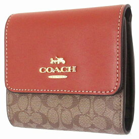 コーチ 財布 COACH アウトレット マイクロ シグネチャー スモール トリフォールド ウォレット 三つ折り財布 CF369 IMS4L n230303