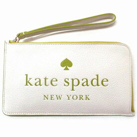 Kate spade ケイトスペード アウトレット ポーチ ルーシー エンボスロゴ ミディアム L ジップ リストレット KF474 100　n240221