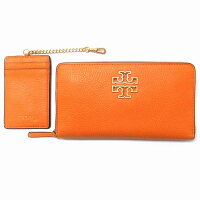 TORY BURCH トリバーチアウトレット レザー ティア ジップ コンティネンタル ウォレット 長財布 IDカード付き 141004 816 n241126