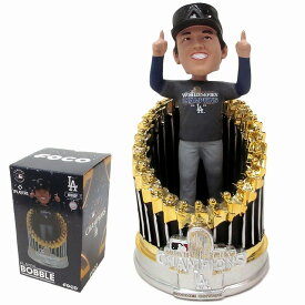 大谷翔平選手 ドジャース MLB 「トロフィー ボブルヘッド」 フィギュア 2024 ワールドシリーズ チャンピオンズ 世界限定2024個 シリアルナンバー入り
