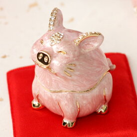 【ジュエリーボックス】【干支シリーズ】いのしし（亥） ジュエリーボックス　EX4731 999