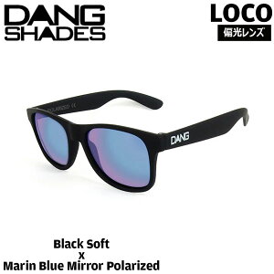 �T���O���X DANG SHADE �_���V�F�C�Y LOCO BLACK SOFT X MARIN BLUE MIRROR POLARIZED ���R
