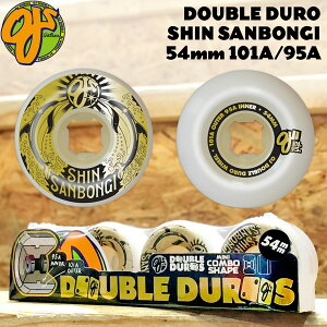 XP{[ EB[ OJ WHEELS DOUBLE DURO SHIN SANBONGI DOLPHINS GOLD 54mm 101A/95A MINI COMBO SHAPE OJEB[ O{ S