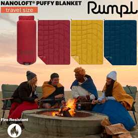 【値下げ】ブランケット ランプル Rumpl NANOLOFT PUFFY FR トラベルブランケット 97X132cm 100%リサイクル素材 NanoLoft