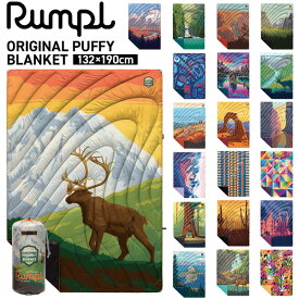 【値下げ】ブランケット ランプル Rumpl ORIGINAL PUFFY BLANKET キャンプ 公園 アウトドア 日よけテント中敷き 防寒 簡易毛布 車中泊 野外フェス スポーツ観戦 132cmX190cm