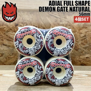 Xsbgt@CA EB[ SPITFIRE WHEELS F4/99DU RADIAL FULL SHAPE DEMON GATE NATURAL 56mm XP{[ EB[ tH[~[4 4set