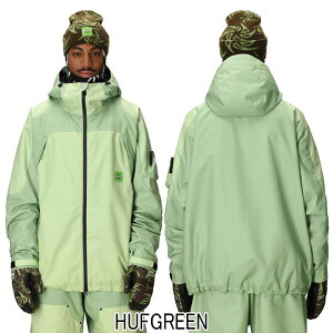 25-26 シックスエイトシックス 686ハフダブルHシェルジャケット 686 SIXEIGHTSIX 686 HUF DOUBLE H SHELL JACKET スノーボード ウエア ジャケット 25-26-JK-686 ハフグリーン S M L XL XXL