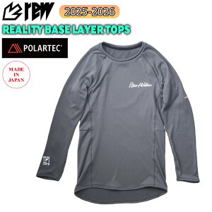 25-26 A[C[_u[ AeBx[XC[gbv REW REALITY BASE LAYER TOPS Xm[{[h EGA t@[XgC[ O[ S M L